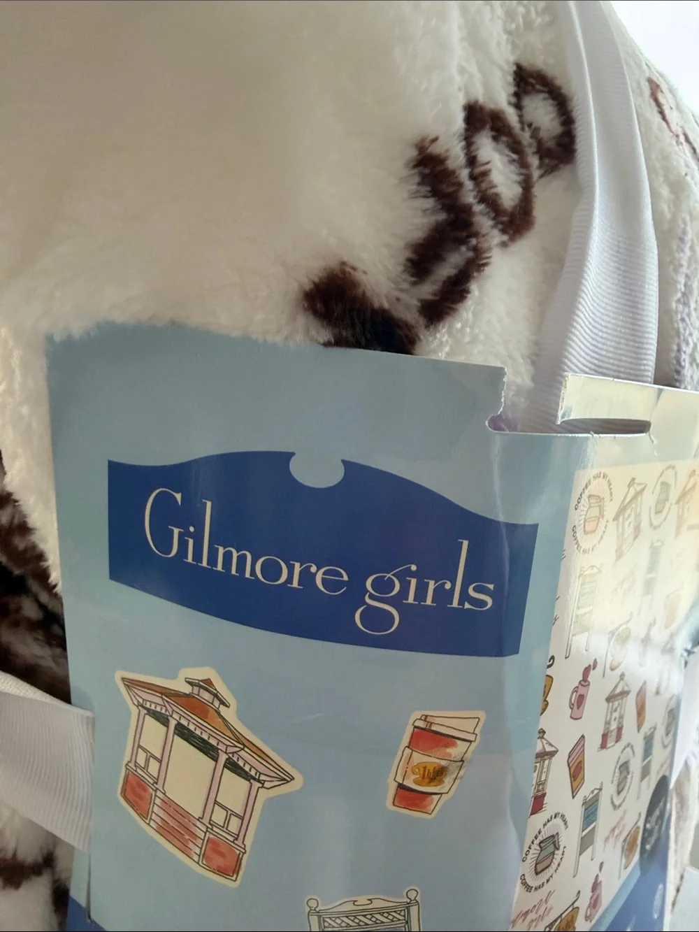 Better Homes And Gardens White Plush Gilmore Girls Anniversary Throw